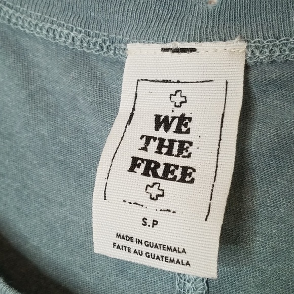 We The Free Distressed Ruffled Hem Tank Top - S - Picture 2 of 7